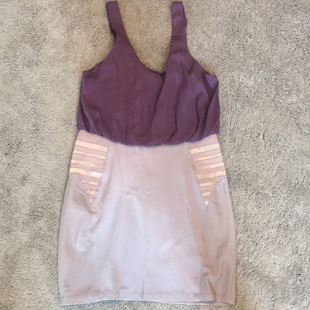 Alice and Olivia purple dress